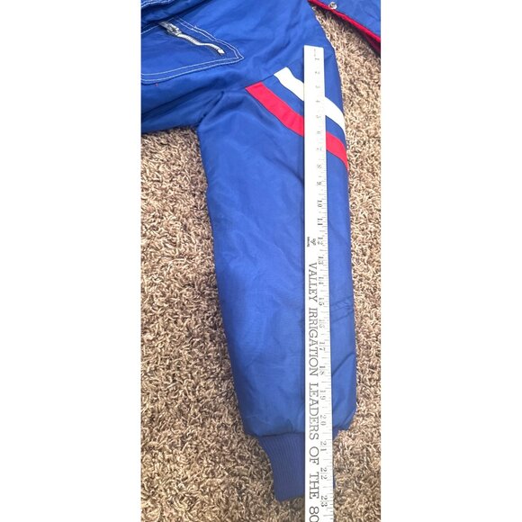 Vtg 70's Polaris Unisex One Piece Blue Snowmobile Suit Full Zipper Pocket Medium - Picture 12 of 16